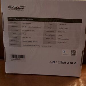 Hand Massager - Black, in original box